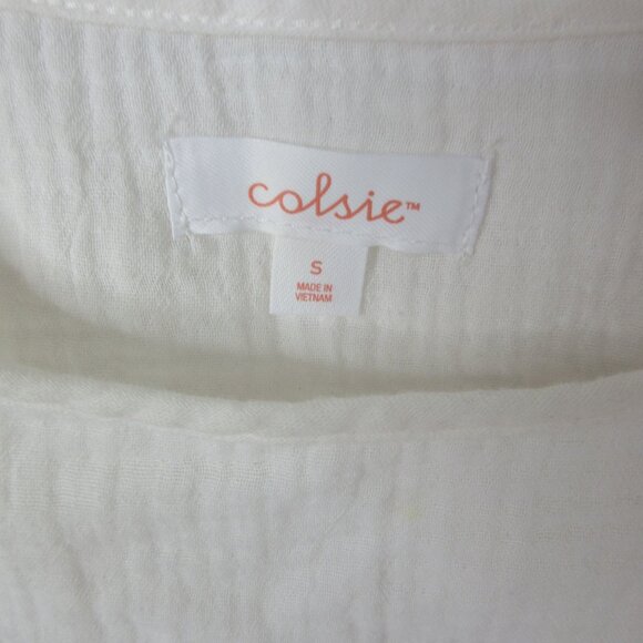 Colsie Lot of 2 Babydoll Cami Bralette Tank Tops Yellow White Size Small NWT - Picture 7 of 12